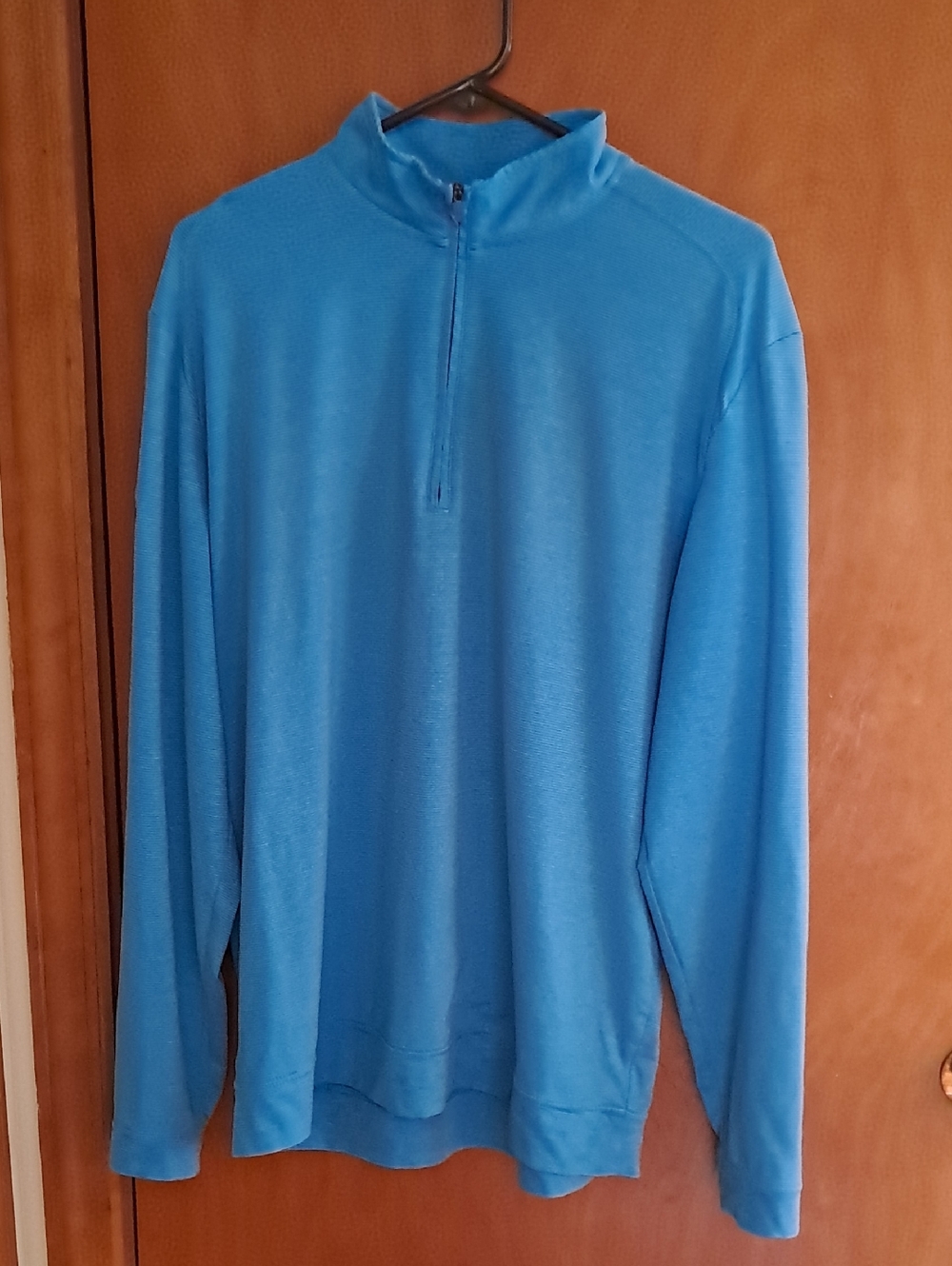 johnnie-O 1/4 Zip Blue Pullover Men's Large